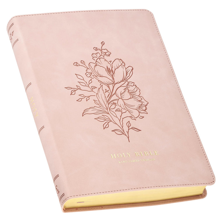 KJV Holy Bible, Thinline Large Print Vegan Leather Red Letter Edition Thumb Index & Ribbon Marker, King James Version (KJV Thinline LP Editions)