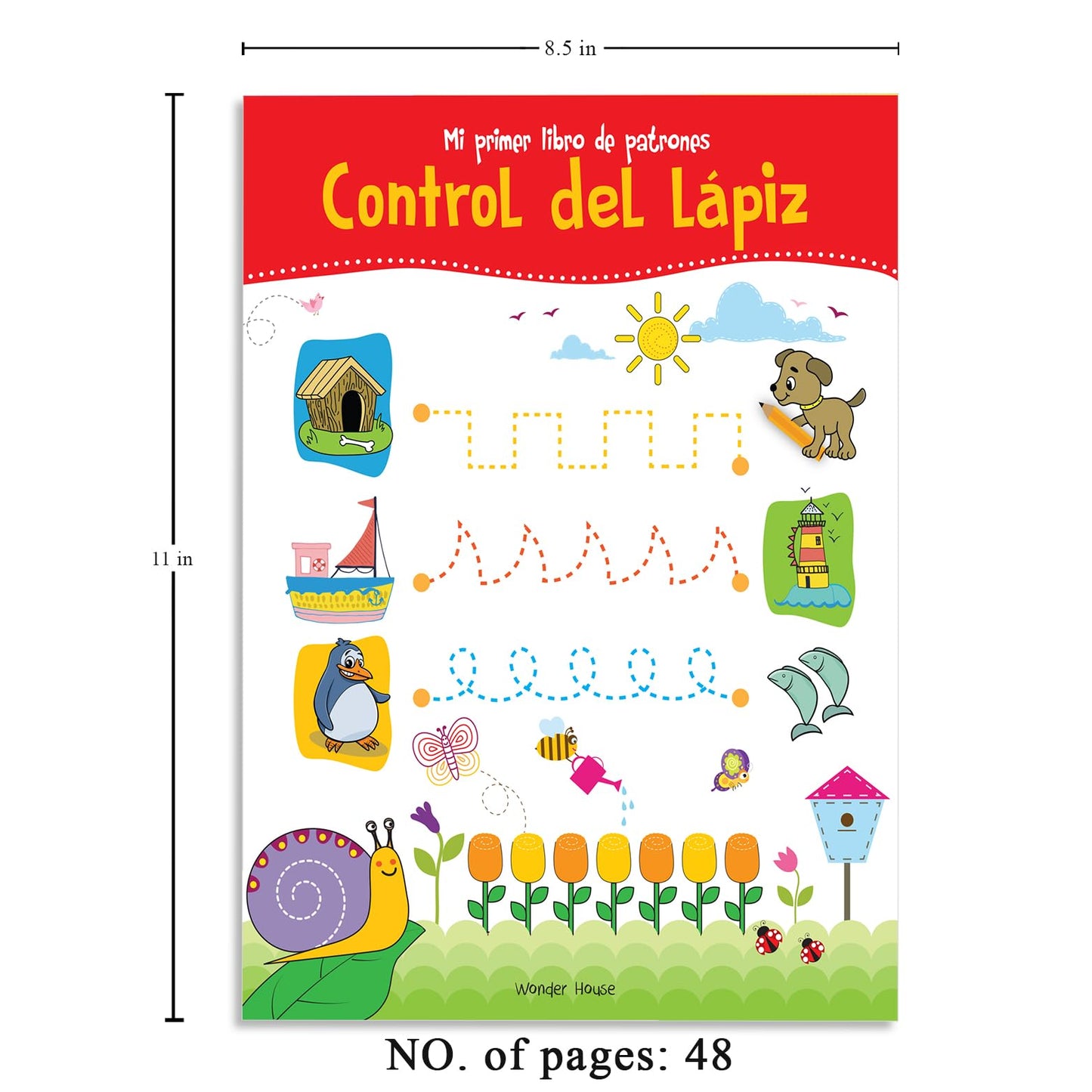 My First Book of Pencil Control Book (Spanish Edition)