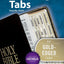 Tabbies Catholic Gold-Edged Bible Indexing Tabs, Old & New Testament Plus Catholic Books, 90 Tabs Including 71 Books & 19 Reference Tabs (58330)