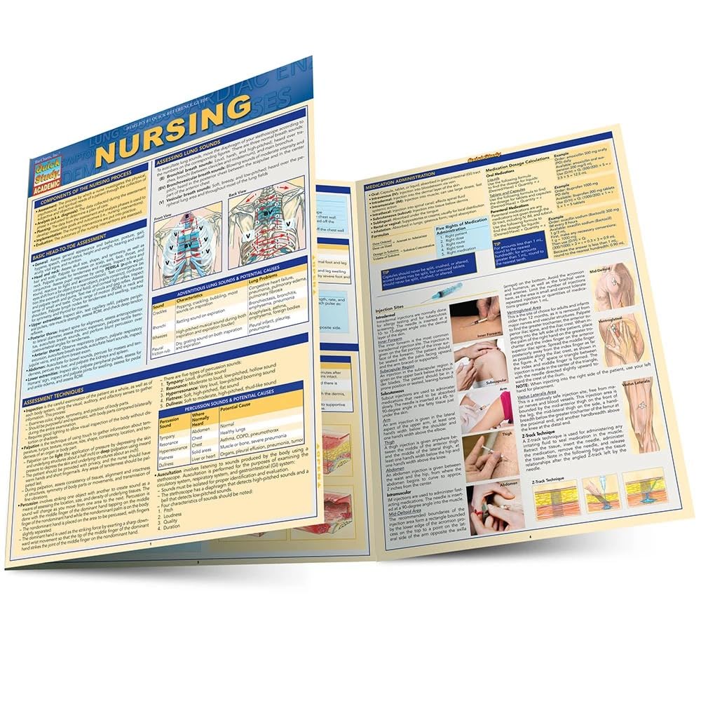 Nursing: a QuickStudy Laminated Reference Guide (Quick Study Academic)