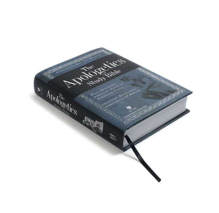 Apologetics Study Bible, Hardcover — back cover