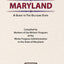 Maryland: A Guide to the Old Line State (American Guide)