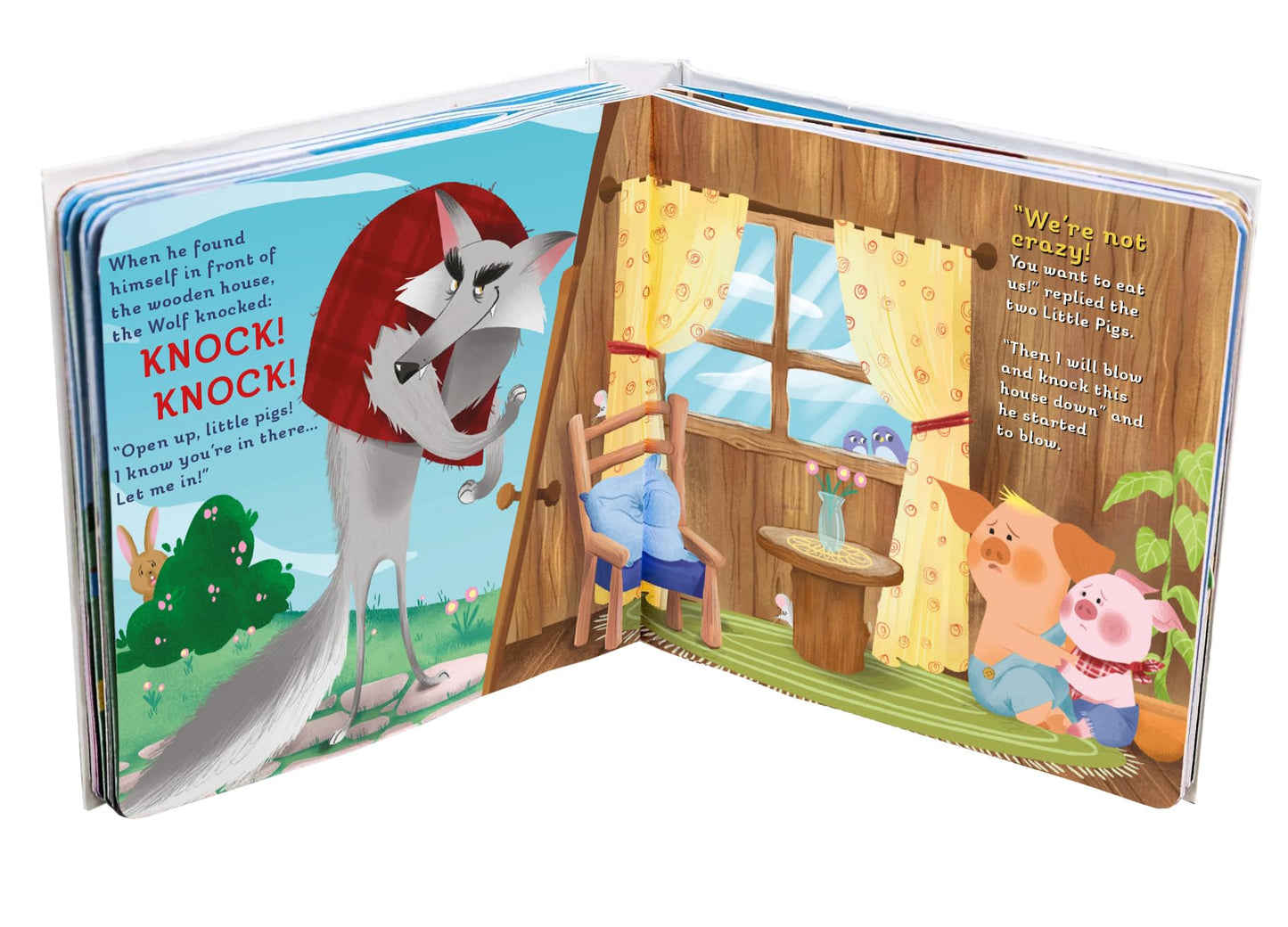 The Three Little Pigs: 8 Magical Pop-Ups (Happy Fox Books) Pop-Up Book for Kids Ages 3 and Up - the 3 Pigs, the Big Bad Wolf, and More