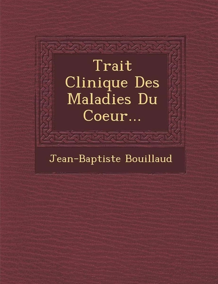 Trait? Clinique Des Maladies Du Coeur...