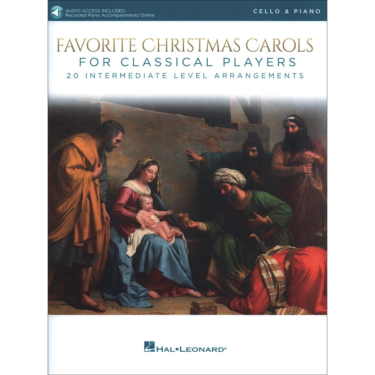 Favorite Christmas Carols for Classical Players - Cello and Piano (Book/Online Audio)