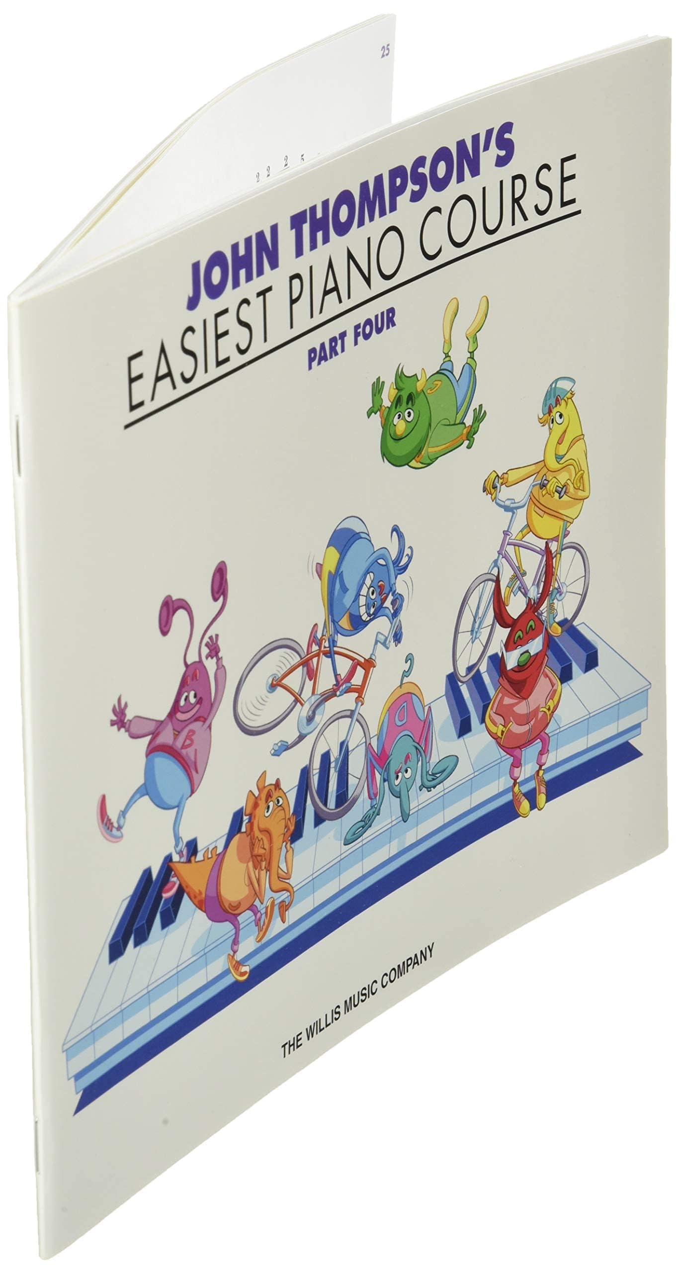 John Thompson's Easiest Piano Course - Part 4  Piano Sheet Music for Children  Level 2 (Late Elementary)  Piano Method Book with Colorful Illustrations and Fun Exercises for Beginners
