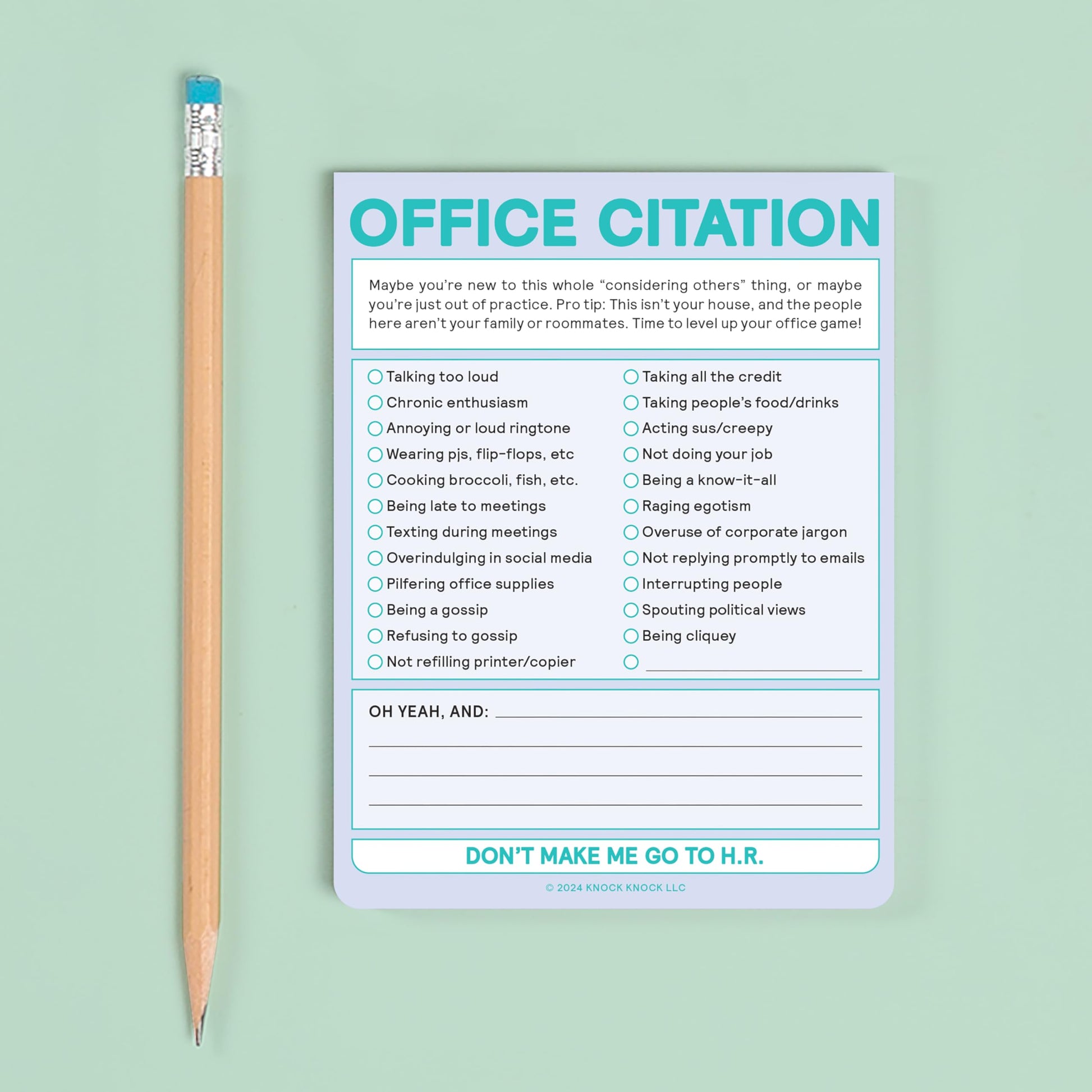 Knock Knock Office Citation Nifty Note (Second Edition) (Knock Knock Nifty Notes)