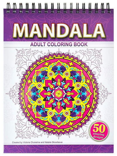 Mandala Coloring Book for Adults on Thick Artist Paper with