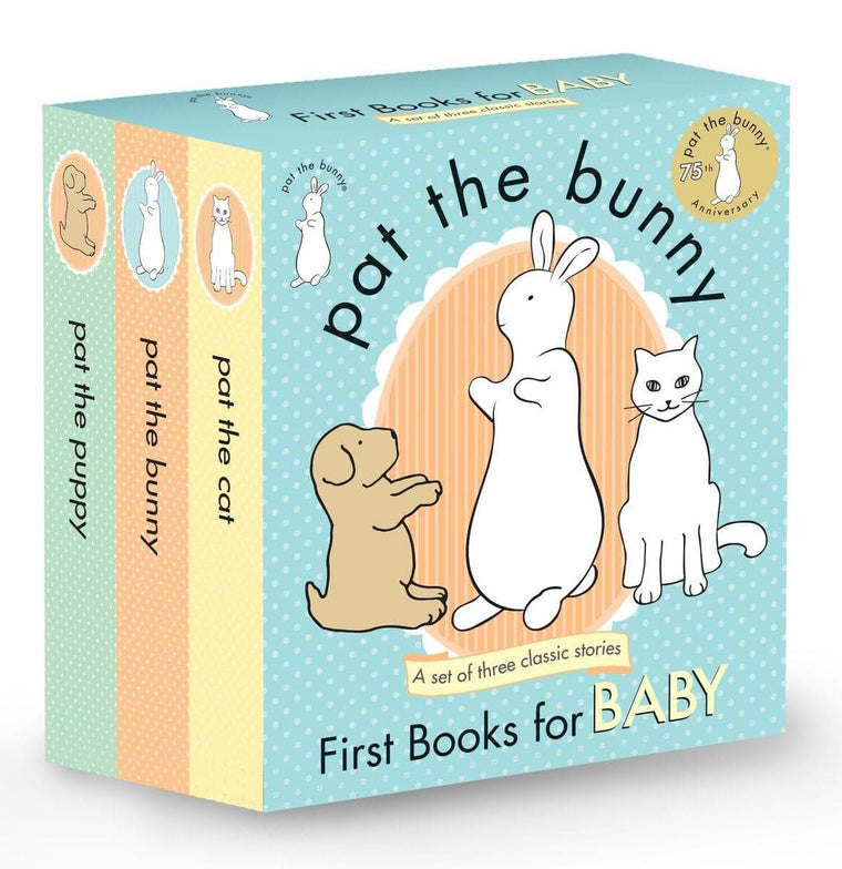 Pat the Bunny: First Books for Baby Boxed Set: Pat the Bunny; Pat the Puppy; Pat the Cat (3-Book Boxed Set) (Touch-and-Feel)