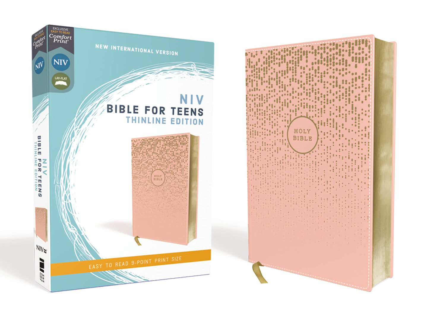 NIV Bible for Teens Thinline Edition Leathersoft Pink