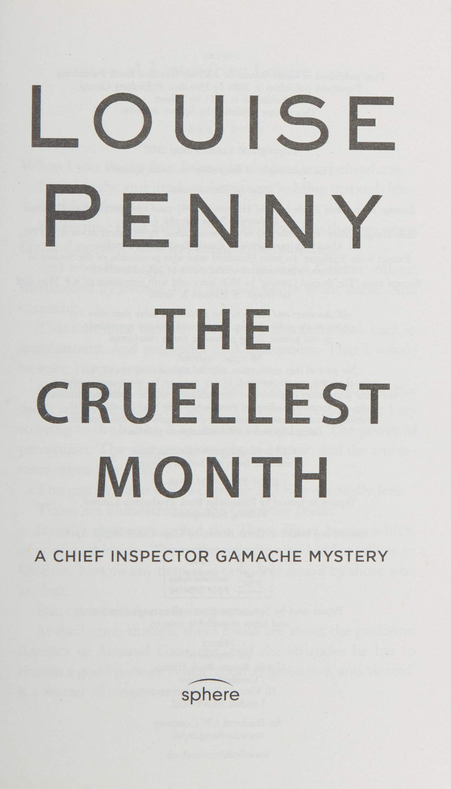 The Cruellest Month