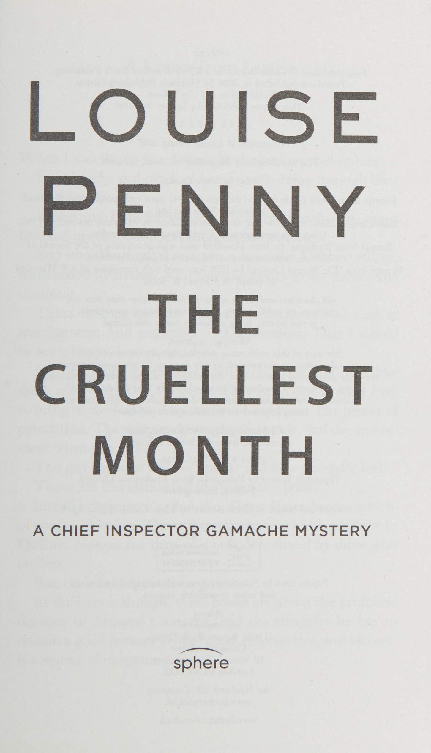 The Cruellest Month