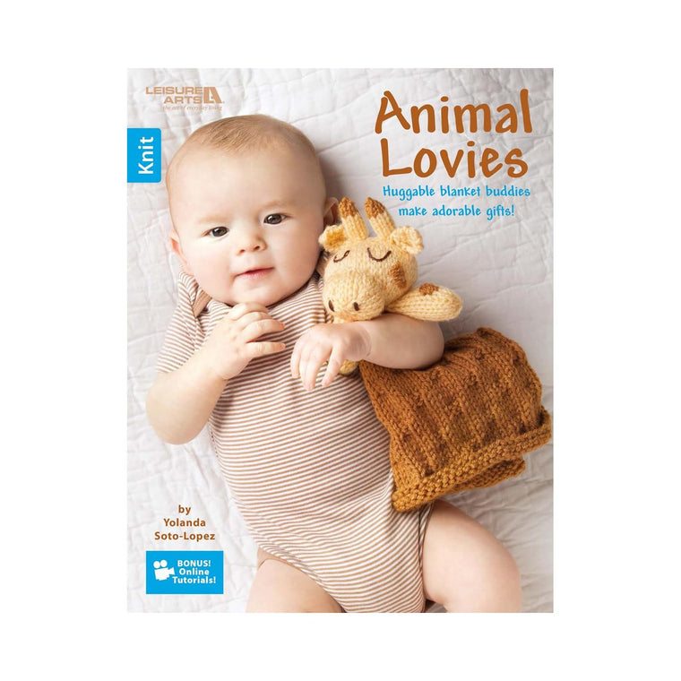 Leisure Arts Animal Lovies Knitting Book - Knitting Patterns, Step-by-Step How-To Guide, Knitting Projects & Techniques for Beginners and Experienced Knitters