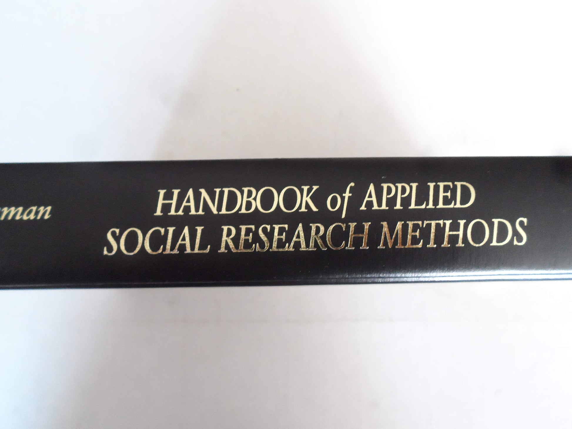 Handbook of Applied Social Research Methods