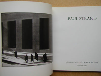 Paul Strand (Aperture Masters of Photography Series, Number One)