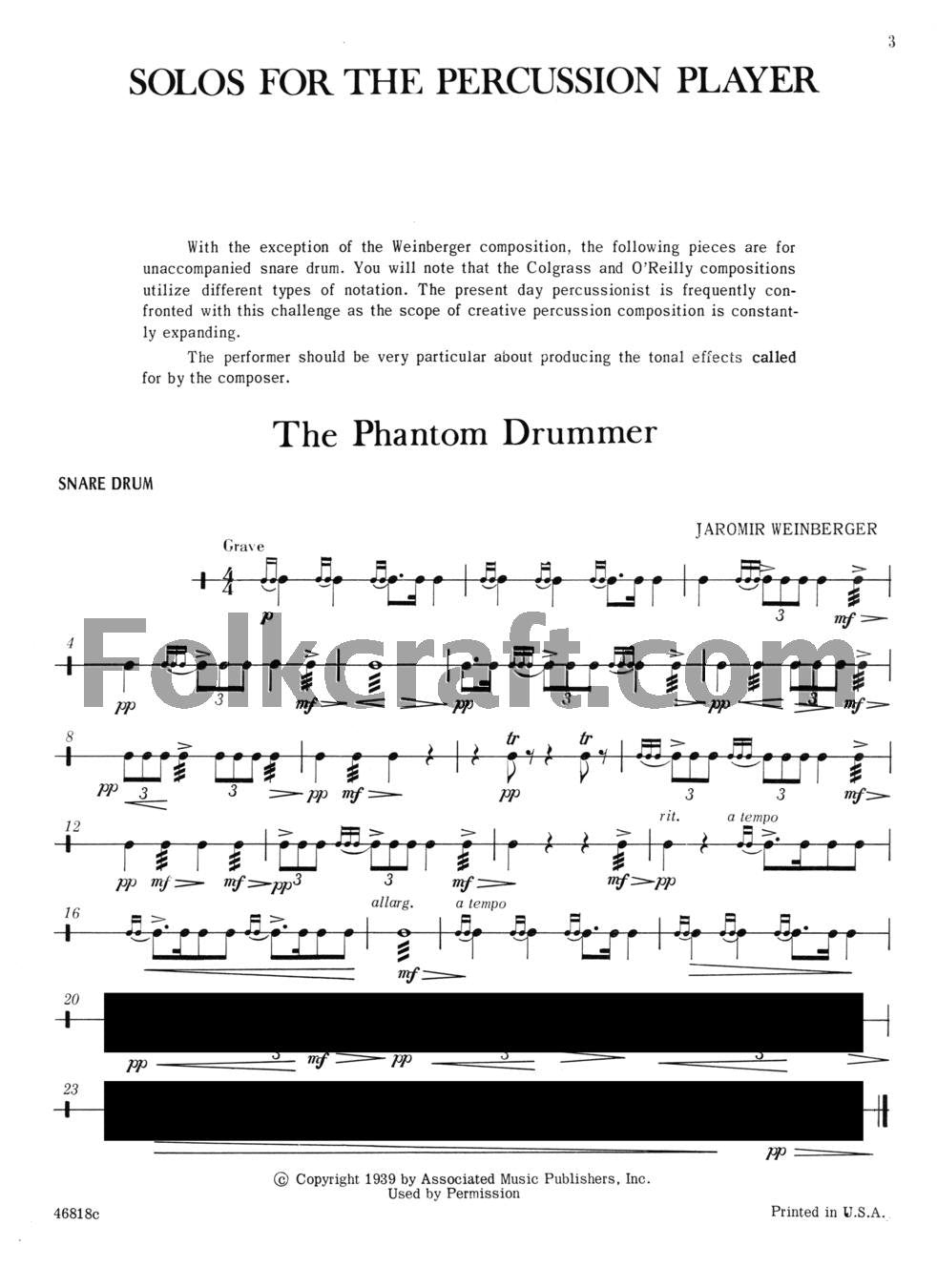 Solos for the Percussion Player