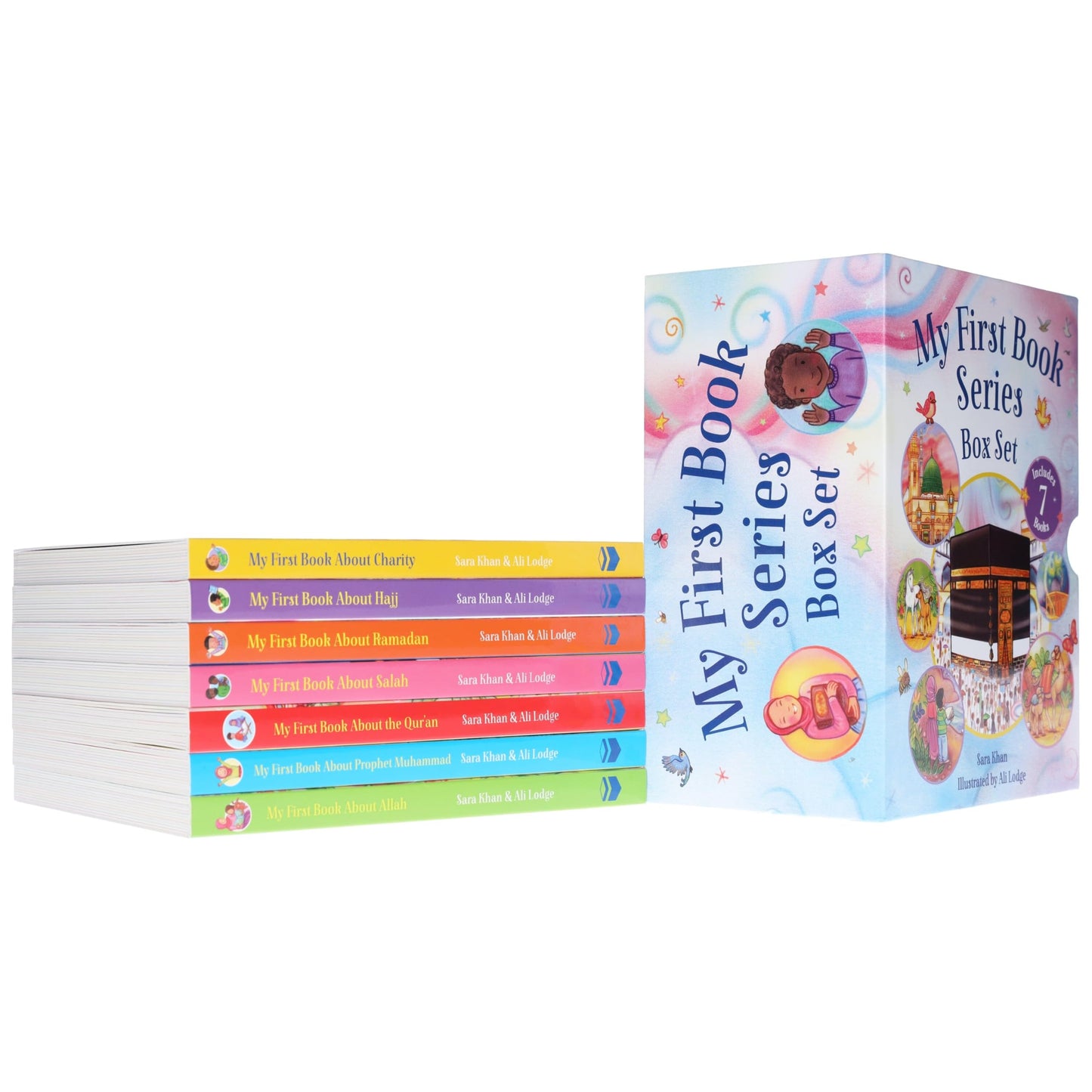 My First Book About Islam Series by Sara Khan 7 Books Collection Box Set (My First Book About Charity, My First Book About Hajj, My First Book About Ramadan, My First Book About Salah & 3 More)