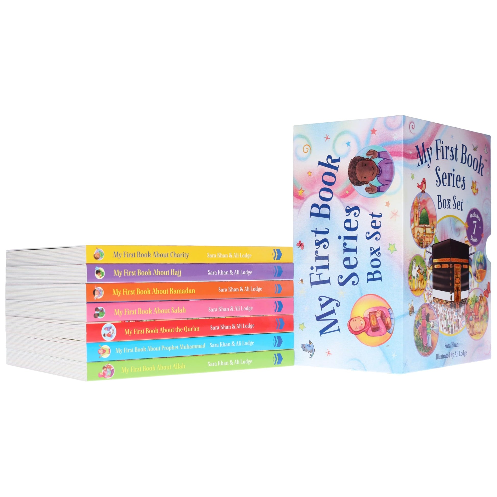 My First Book About Islam Series by Sara Khan 7 Books Collection Box Set (My First Book About Charity, My First Book About Hajj, My First Book About Ramadan, My First Book About Salah & 3 More)