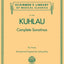 Kuhlau - Complete Sonatinas for Piano: Schirmer Library of Classics Volume 2065 (Schirmer's Library of Musical Classics)