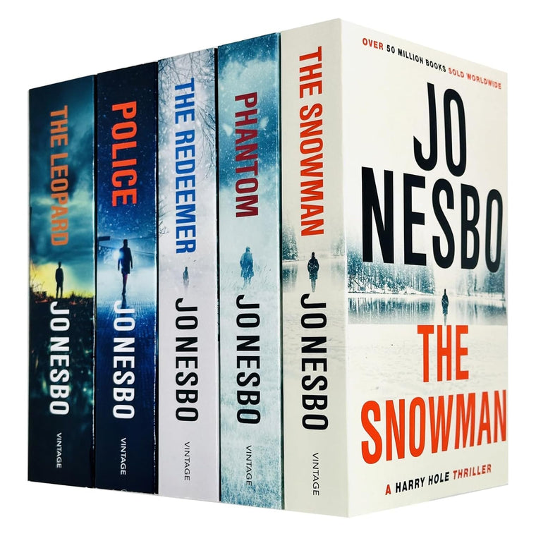 Harry Hole Series (6-10) Collection 5 Books Set By Jo Nesbo (The Redeemer, The Snowman, The Leopard, Phantom & Police)