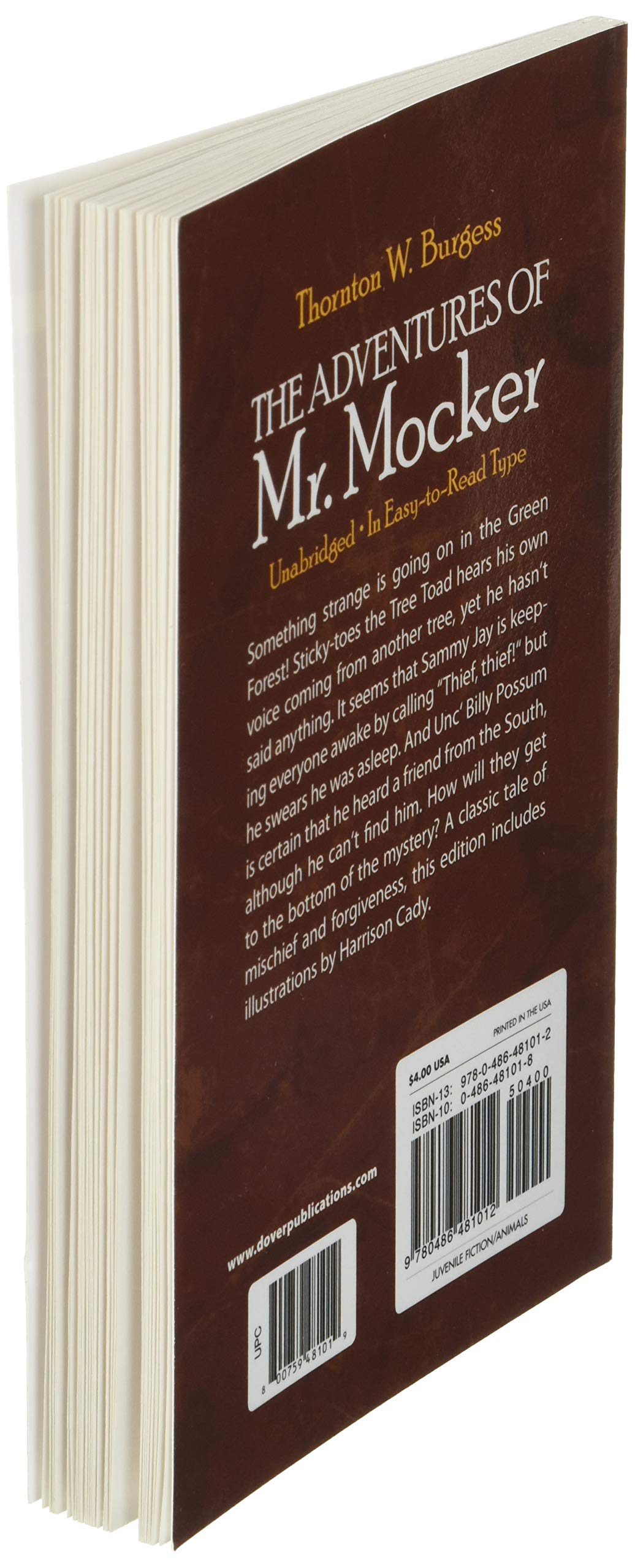 The Adventures of Mr. Mocker (Dover Children's Thrift Classics)