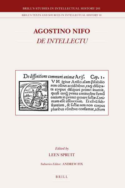 Agostino Nifo De Intellectu (Brill's Studies in Intellectual History) (English and Latin Edition)