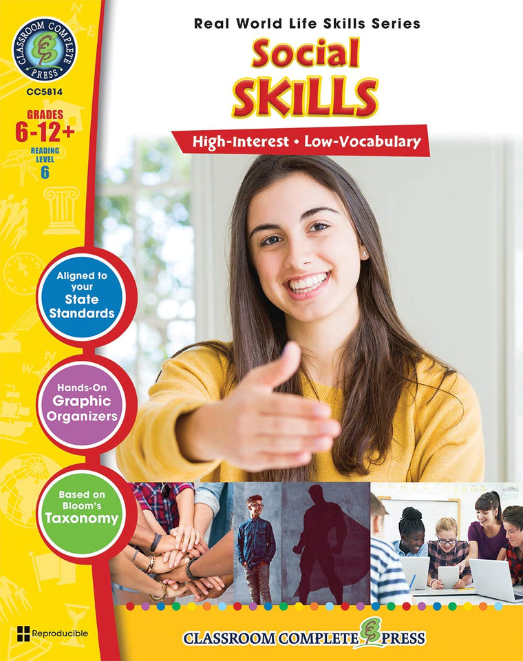 Real World Life Skills - Social Skills Gr. 6-12+ (Life Skills) - Classroom Complete Press