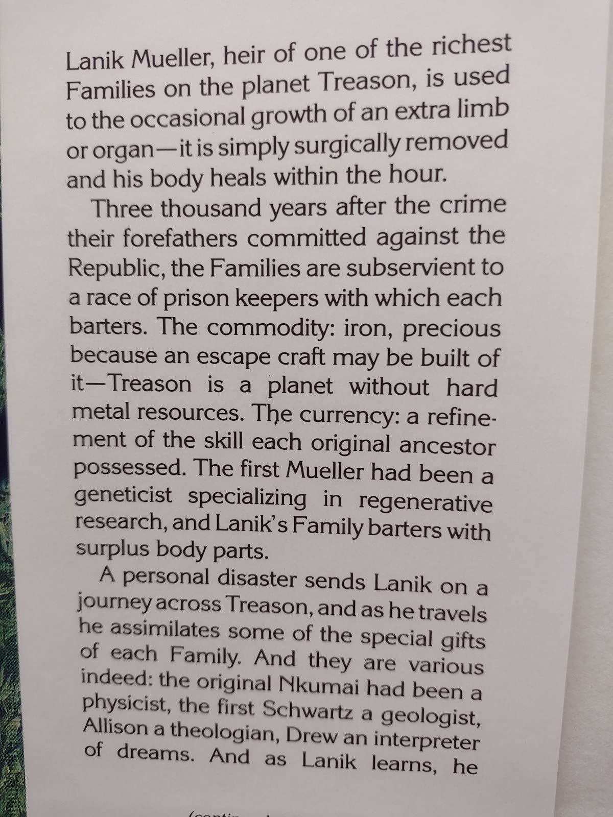 Treason by Card, Orson Scott