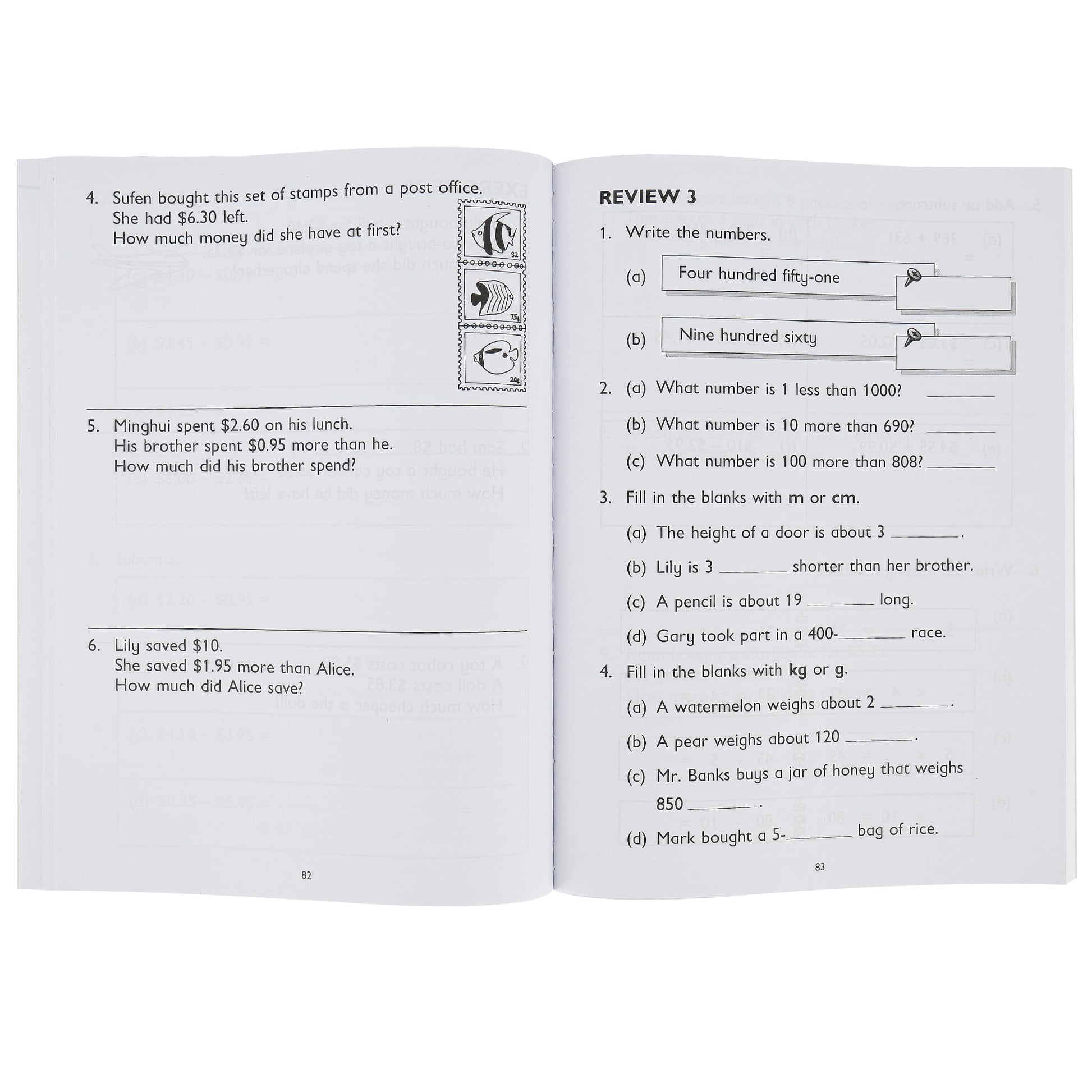 Primary Mathematics 2B Workbook U.S. Edition