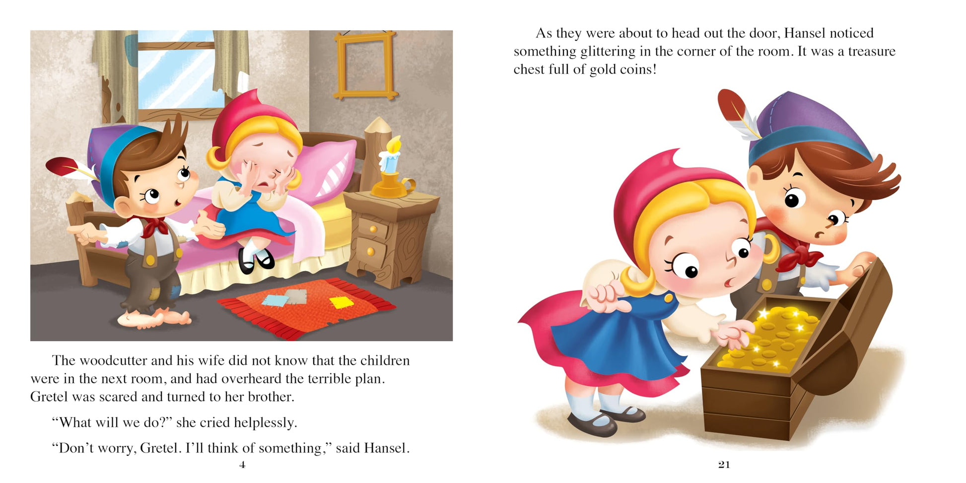Phidal Hansel & Gretel Little Classics - Stories for kids, 24-page storybook
