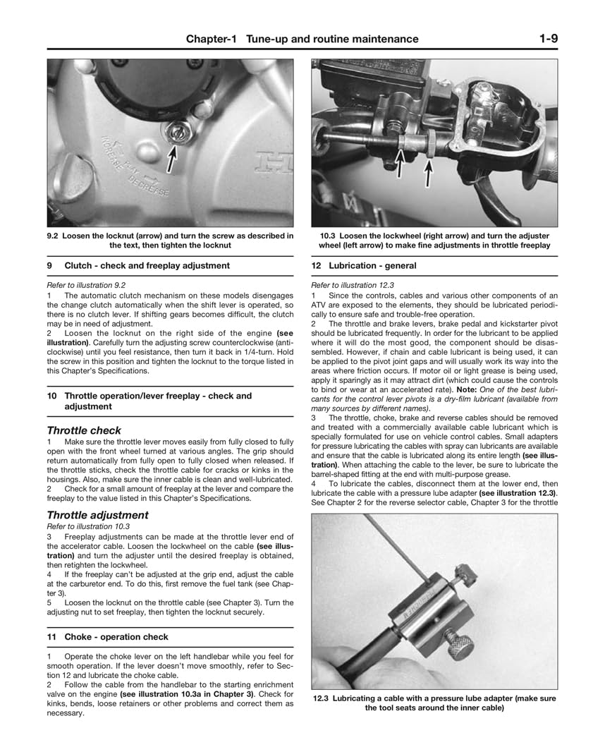 Honda TRX300 Shaft Drive ATVs: 2-Wheel Drive & 4-Wheel Drive 1988 thru 2000 (Haynes Owners' Workshop Manual)