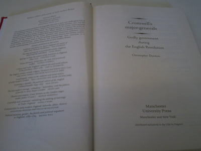Cromwell's Major-Generals: Godly Government During the Engli