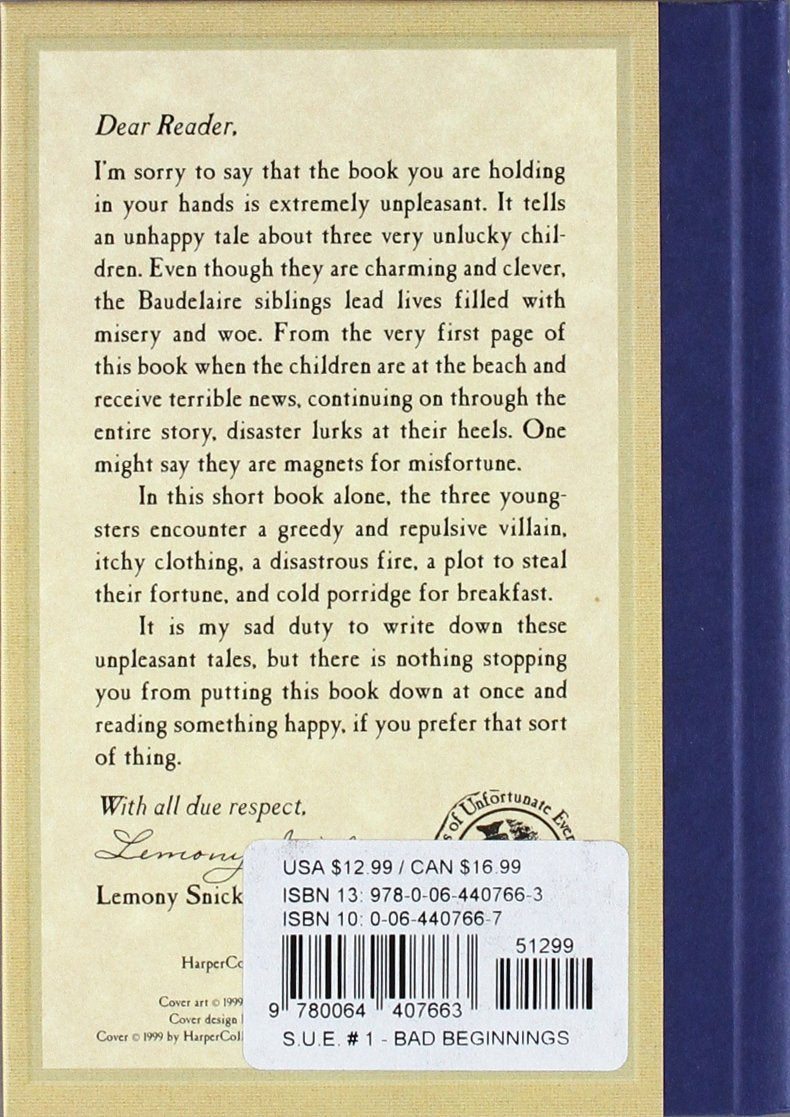 Series of Unfortunate Events Box Set by Lemony Snicket