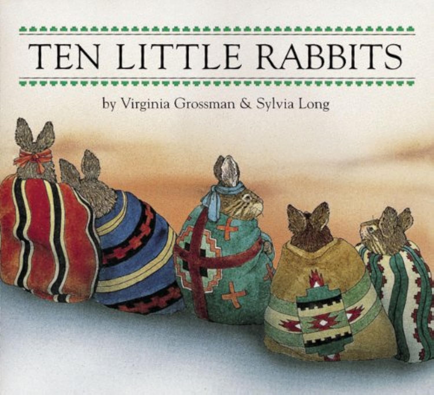 Ten Little Rabbits Board Book (Sylvia Long)
