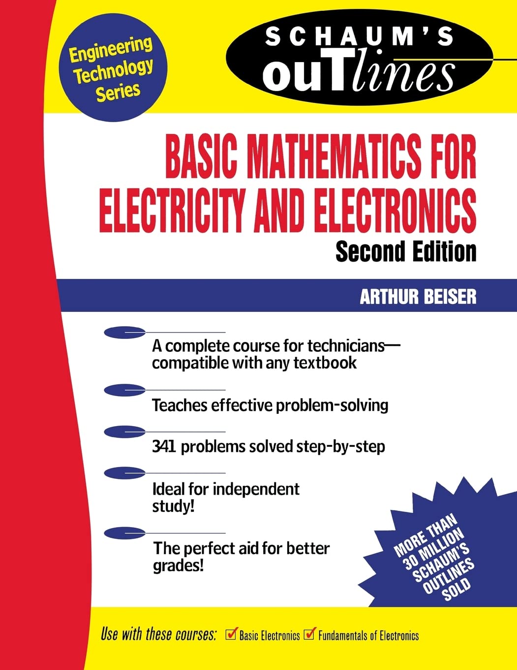 Schaum's Outline of Basic Mathematics for Electricity and Electronics (Schaum's)