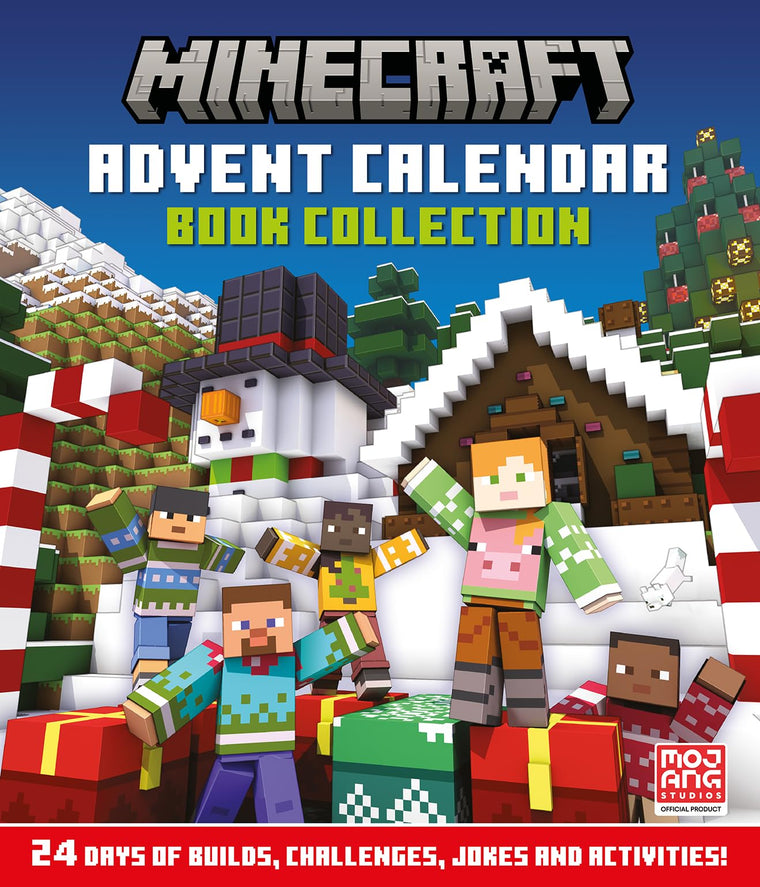 Minecraft Advent Calendar: Book Collection: An official Minecraft illustrated childrens Christmas advent calendar - perfect for kids aged 6, 7, 8, 9, 10 and 11 - new for 2024!