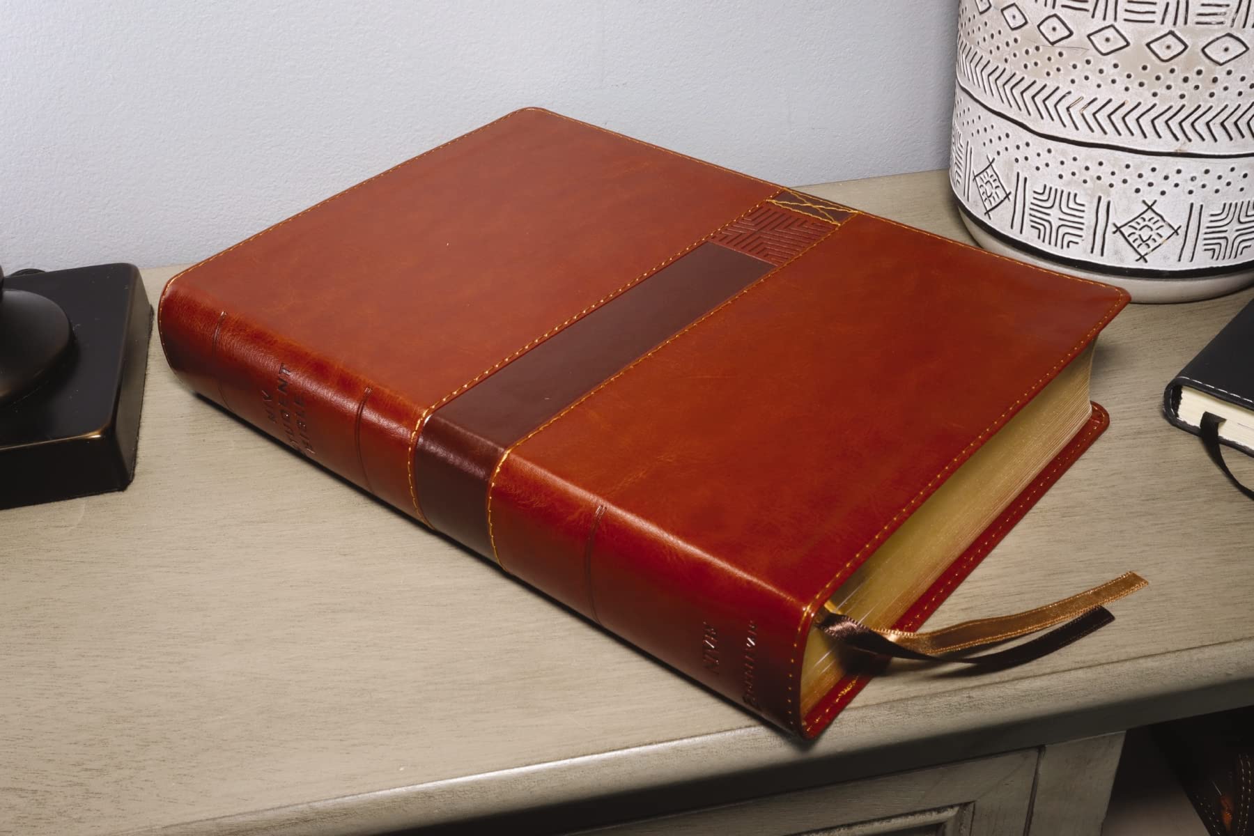 NIV, Student Bible, Leathersoft, Brown, Thumb Indexed, Comfort Print