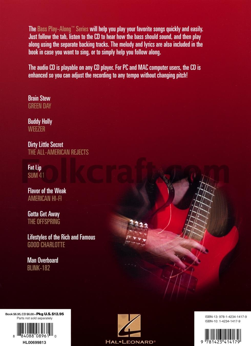 Punk Rock: Bass Play-Along Volume 8 (Bass Play-along, 8)