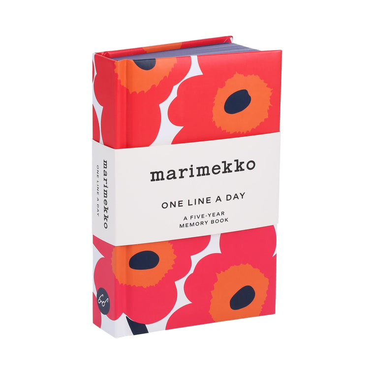 Marimekko One Line a Day (Red Unikko): A Five-Year Memory Book
