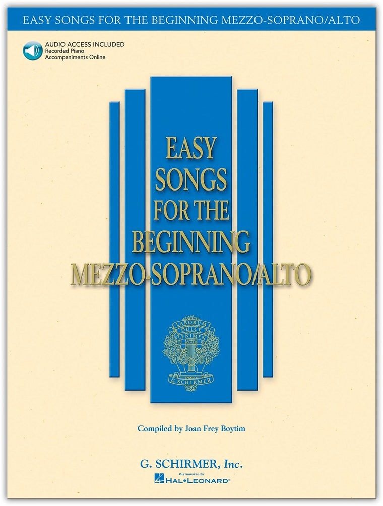 Easy Songs for the Beginning Mezzo-Soprano/Alto Book with On