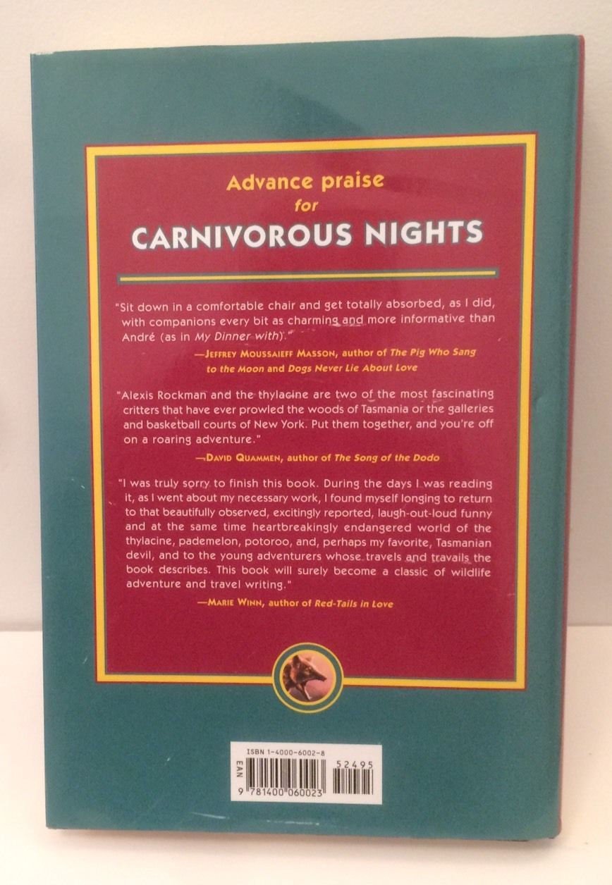Carnivorous Nights: On the Trail of the Tasmanian Tiger