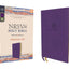 NRSVue, Holy Bible, Personal Size, Leathersoft, Purple, Comfort Print