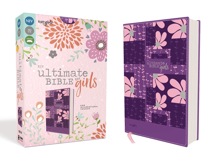 NIV, Ultimate Bible for Girls, Faithgirlz Edition, Leathersoft, Purple: The Perfect Christian Faith Gift for Your Tween Girl, Age 8-12