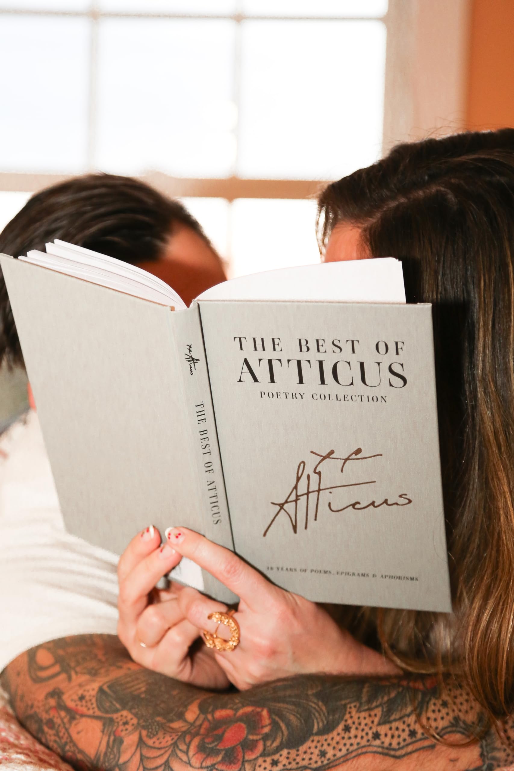The Best of Atticus Poetry - A Curated Collection of Favorite Poems - Linen Bound Hardcover Coffee Table Book - 10 Years of Poems, Epigrams and Aphorisms