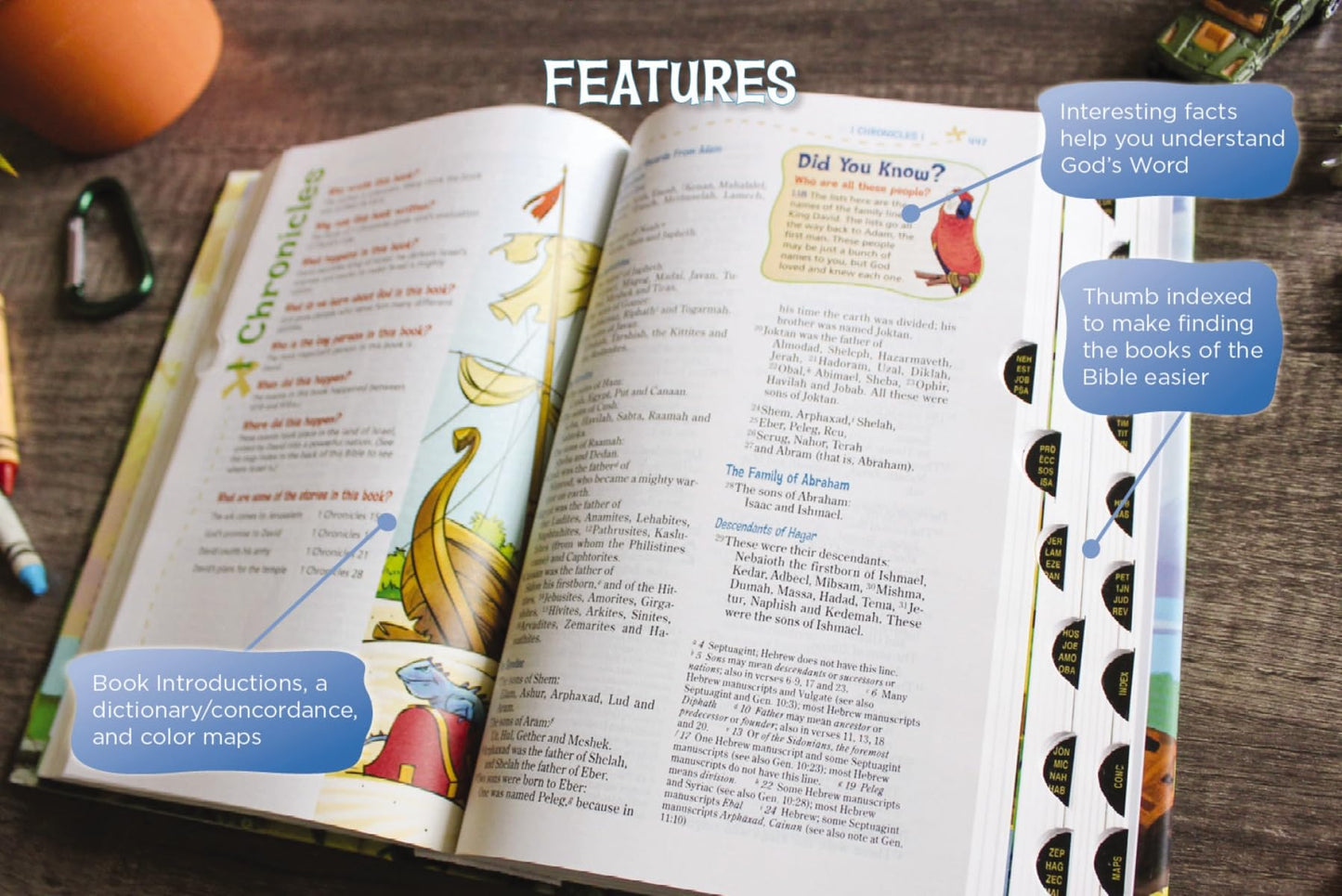 NIV, Adventure Bible, Hardcover, Full Color, Thumb Indexed