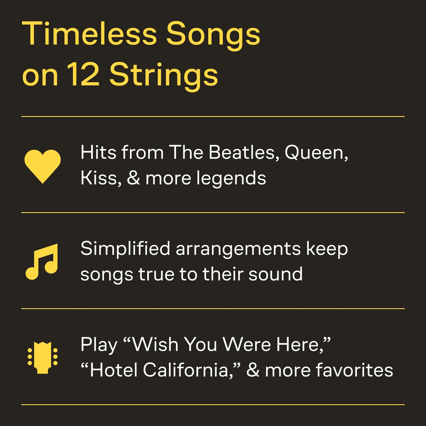 First 50 Songs You Should Play on 12-String Guitar  Chords, Tabs and Lyrics for Beginners  Learn Free Fallin', Hotel California and Wish You Were Here  Sheet Music for Acoustic Guitarists