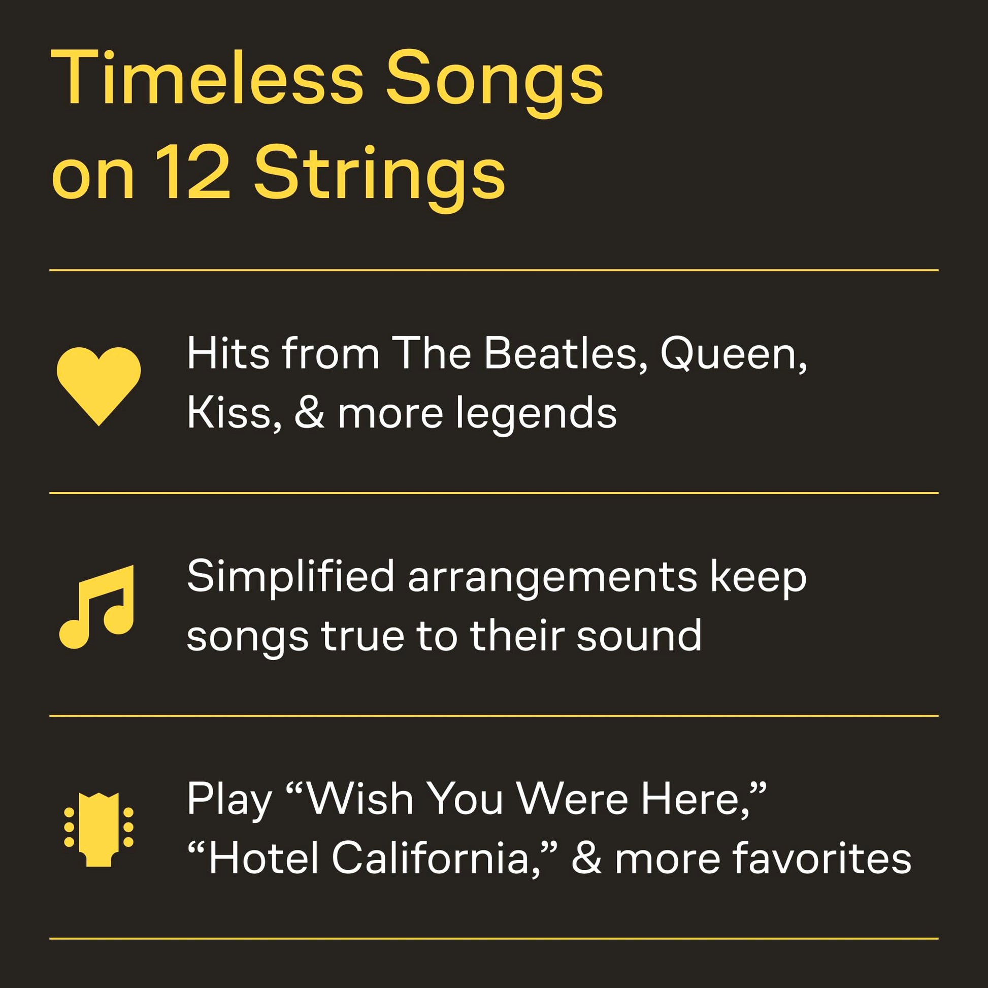First 50 Songs You Should Play on 12-String Guitar  Chords, Tabs and Lyrics for Beginners  Learn Free Fallin', Hotel California and Wish You Were Here  Sheet Music for Acoustic Guitarists