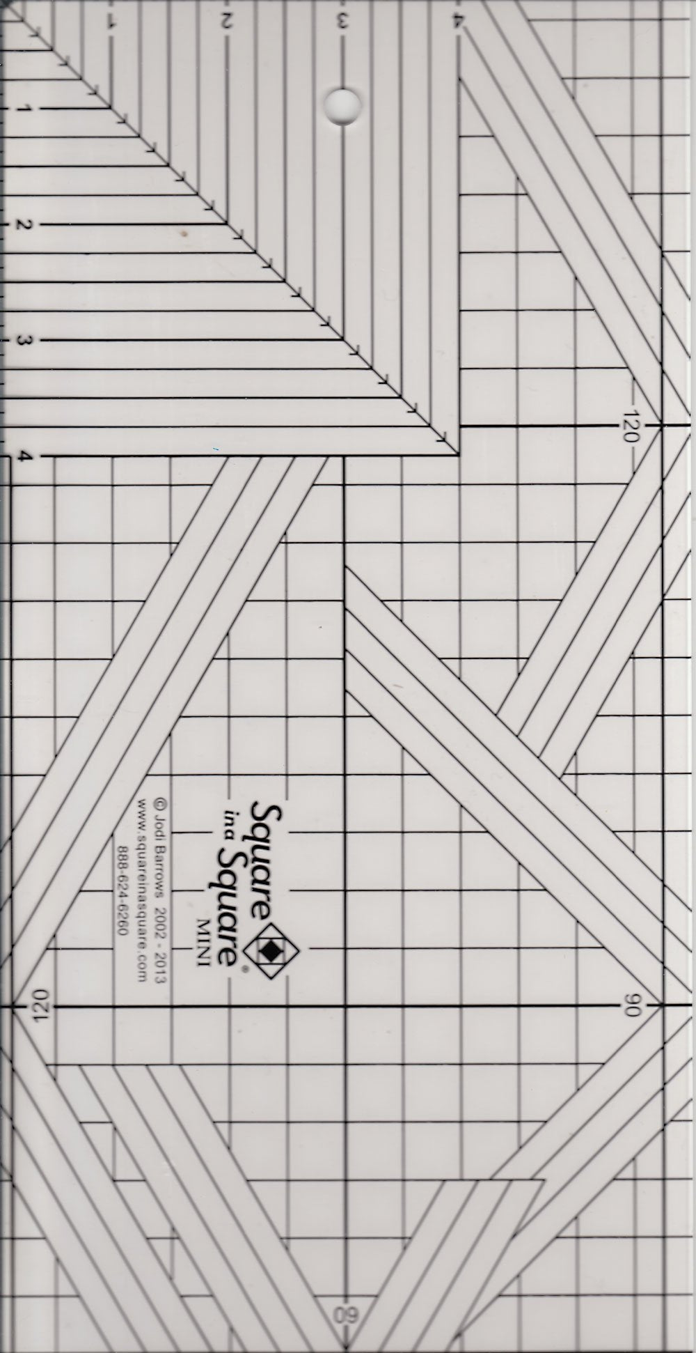 Mini Square in a Square Technique Ruler