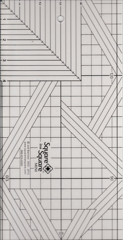 Mini Square in a Square Technique Ruler
