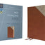 NIV, Thinline Bible, Leathersoft, Brown, Red Letter, Comfort Print